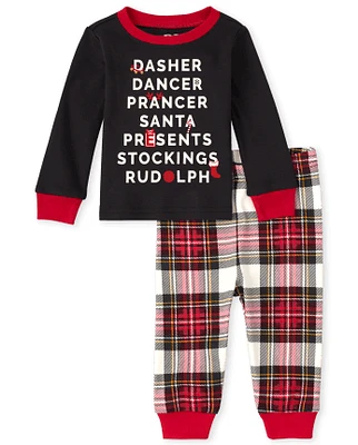 Bébé Et tout-petit Famille assorti Reindeer Games Snug Fit coton Pyjama