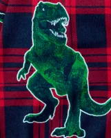 Baby And Toddler Matching Family Christmas Tree-Rex Snug Fit Cotton Pajamas