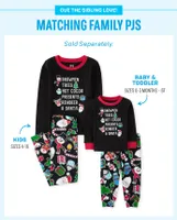 Pyjama unisexe en coton ajusté Holiday Magic pour bébé et tout-petit