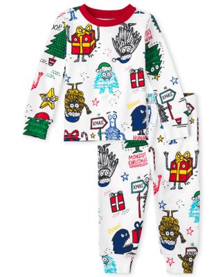 Baby And Toddler Monster Snug Fit Cotton Pajamas
