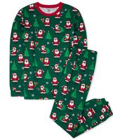 Unisex Adult Matching Family Santa Spirit Cotton Pajamas - spruceshad