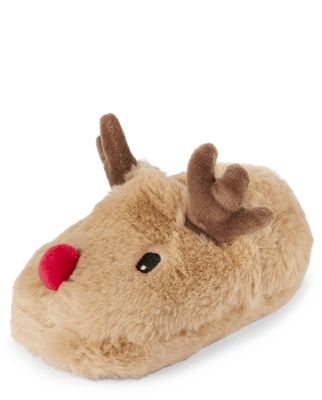 Toddler Matching Family Reindeer Slippers