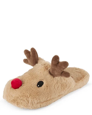 Adult Matching Family Reindeer Slippers