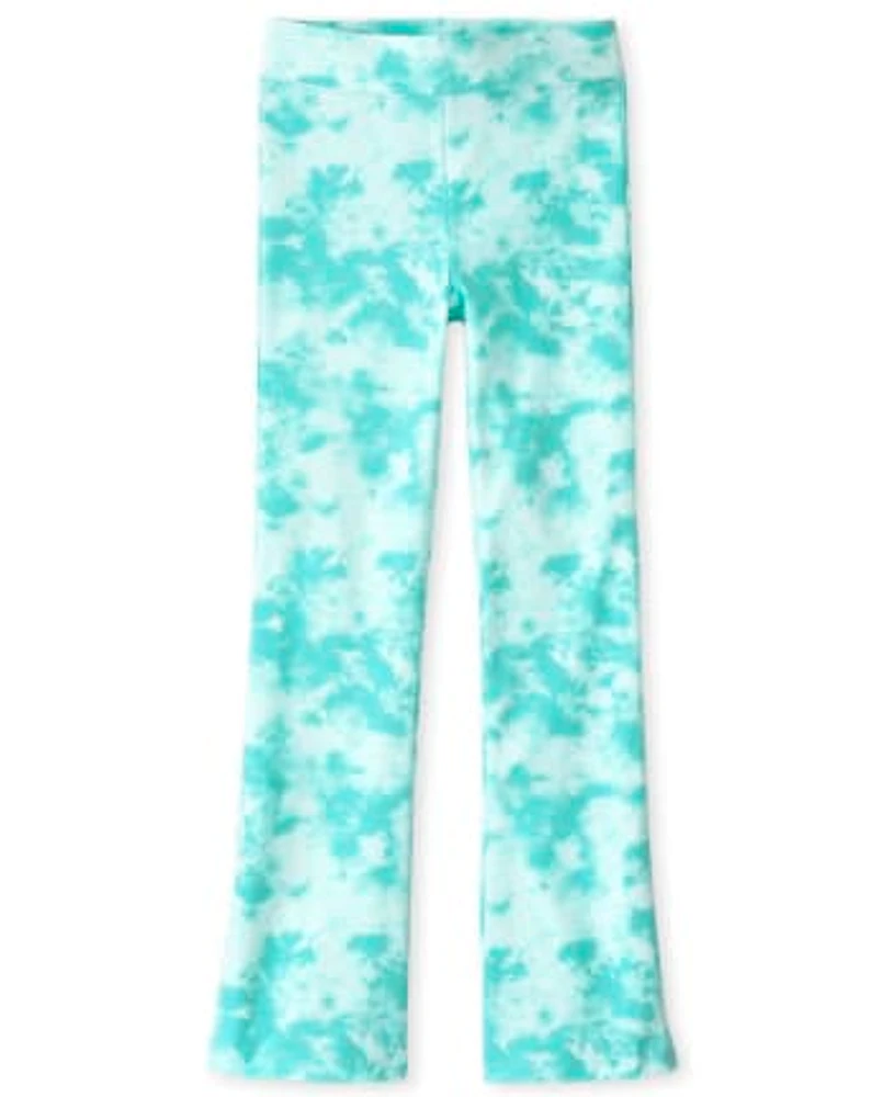 Girls Print Flare Leggings