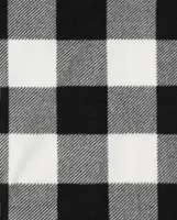 Adult Matching Family 'Tis The Season Buffalo Plaid Cotton And Fleece Pajamas