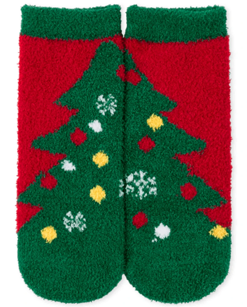 Toddler Matching Family Santa Cozy Socks 2-Pack