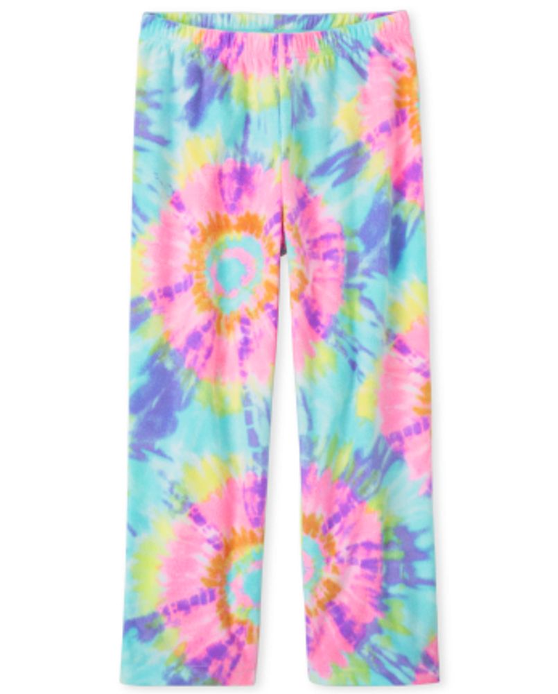 Girls Print Fleece Pajama Pants