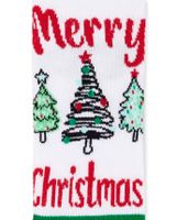 Unisex Kids Matching Family Santa Crew Socks 3-Pack