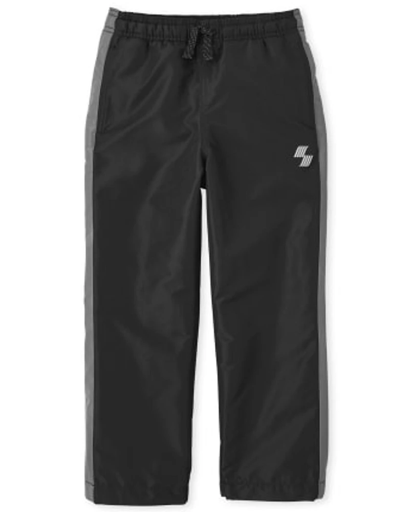 Boys Side Stripe Wind Pants