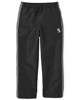 Boys Side Stripe Wind Pants