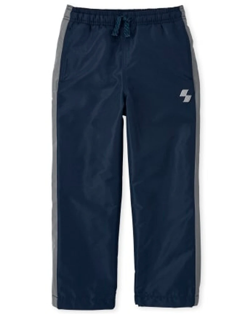 Boys Side Stripe Wind Pants