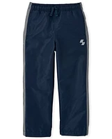 Boys Side Stripe Wind Pants