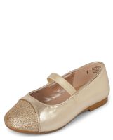 Toddler Girls Glitter Ballet Flats