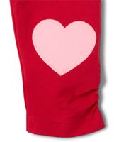 Baby Girls Heart Leggings 2-Pack