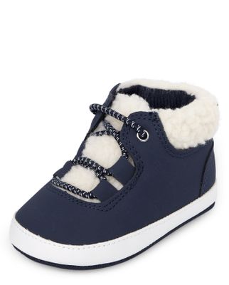 Baby Boys Faux Fur Boots