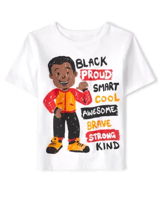 Baby and Toddler Boys Proud Graphic Tee