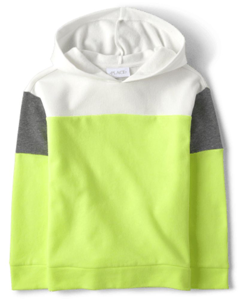 Girls Colorblock Fleece Hoodie