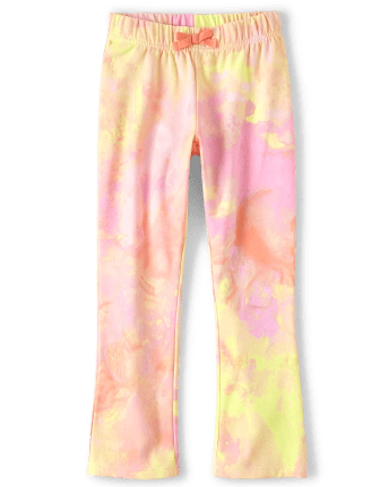 Pantalon évasé tie-dye Fille