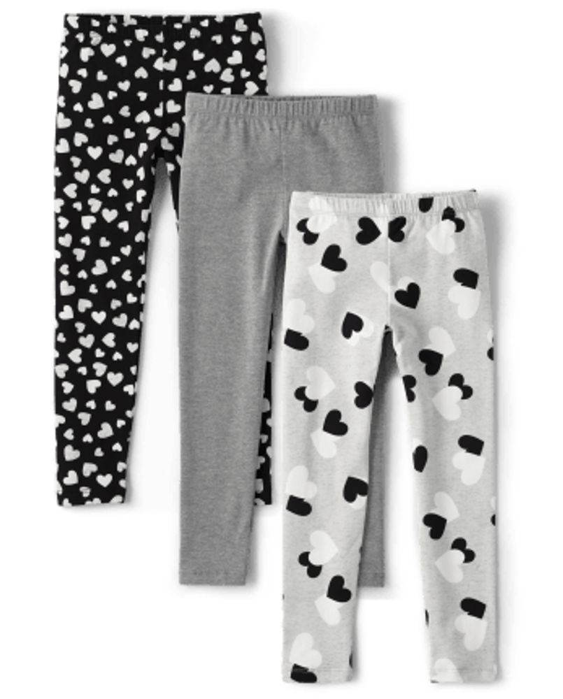 The Children's Place Girls Print Leggings 3-Pack