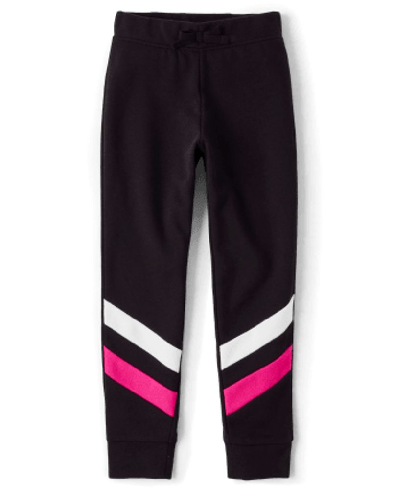 Girls Colorblock Jogger Pants