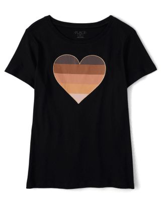 Womens Mommy And Me Heart Graphic Tee