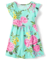 Baby And Toddler Girls Floral Everyday Dress