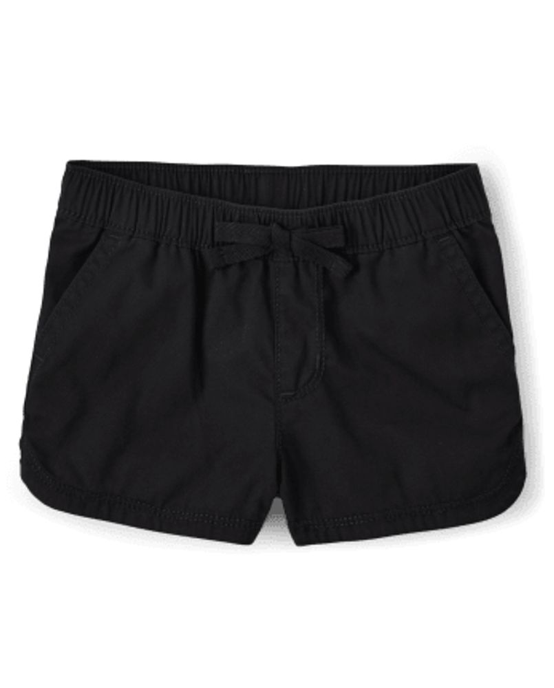 Baby And Toddler Girls Twill Pull On Shorts