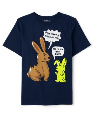 Boys Easter Bunny Graphic Tee