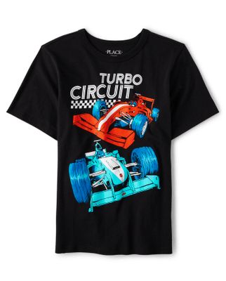 Boys Turbo Circuit Graphic Tee
