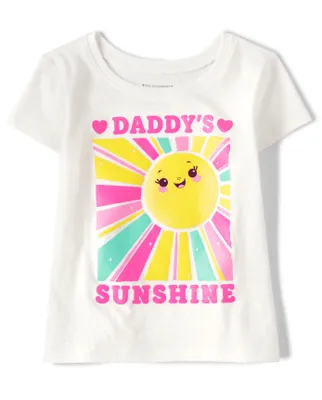 Baby And Toddler Girls Sunshine Graphic Tee