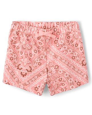 Baby And Toddler Girls Print Pull On Shorts