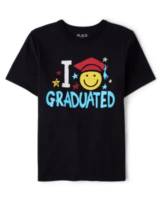 Unisex Kids I Graduated Graphic Tee