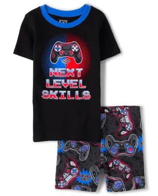 Boys Next Level Snug Fit Cotton Pajamas