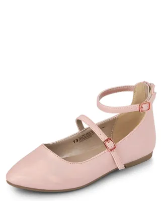 Girls Shimmer Ballet Flats