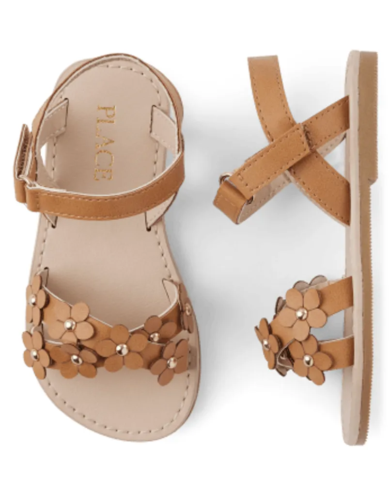 Toddler Girls Flower Sandals