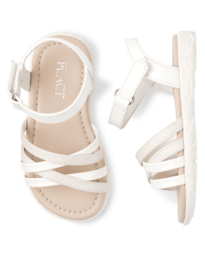 Toddler Girls Glitter Sandals