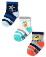 Toddler Boys Days Of The Week Midi Socks 7-Pack