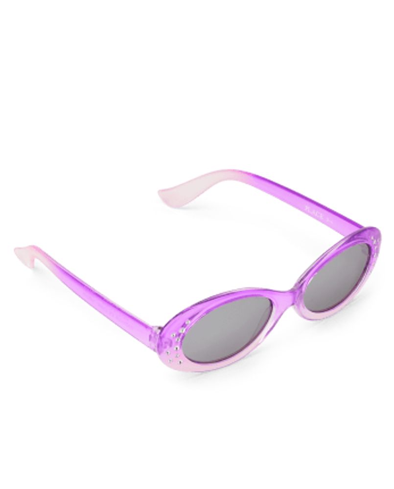 Toddler Girls Jeweled Sunglasses