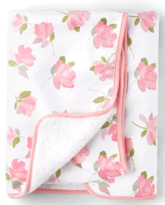 Baby Girls Floral Cozy Blanket