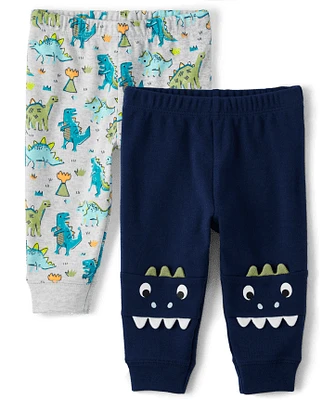 Lot de 2 pantalons Dino pour bébé garçon