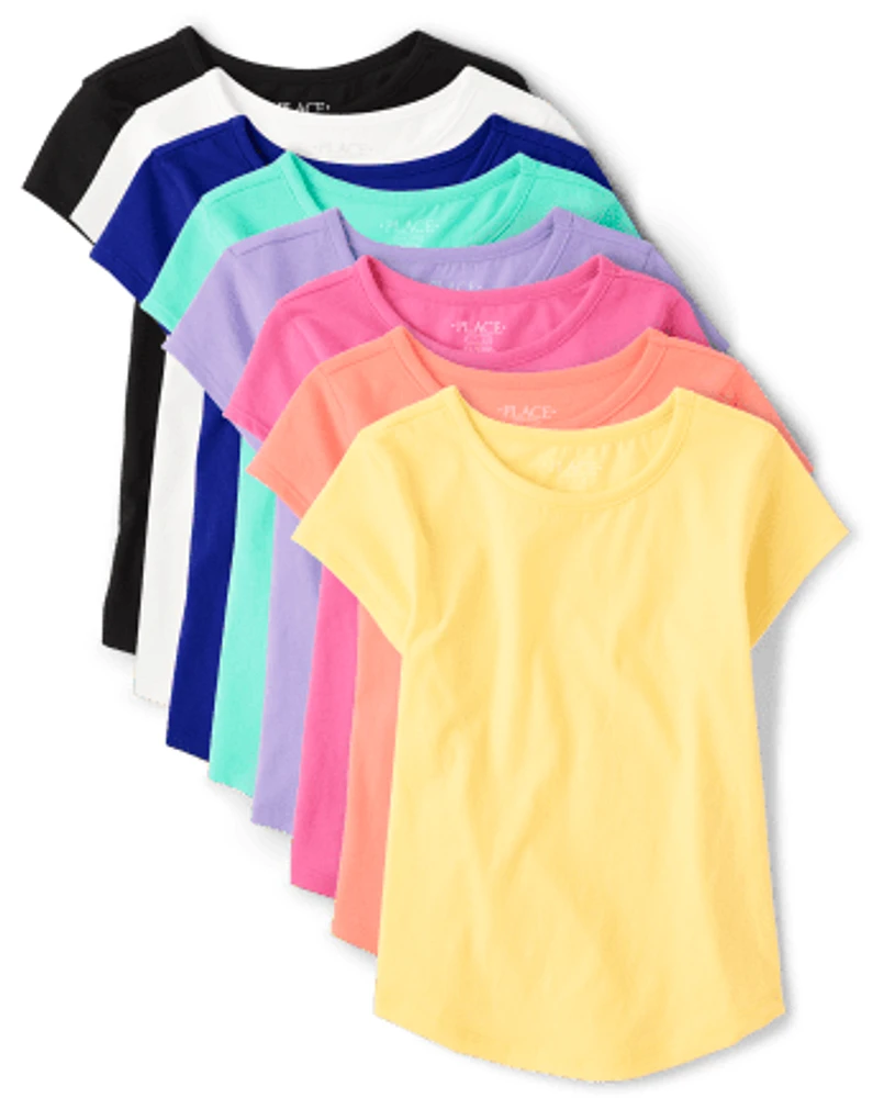 Girls Tee Shirt 8-Pack