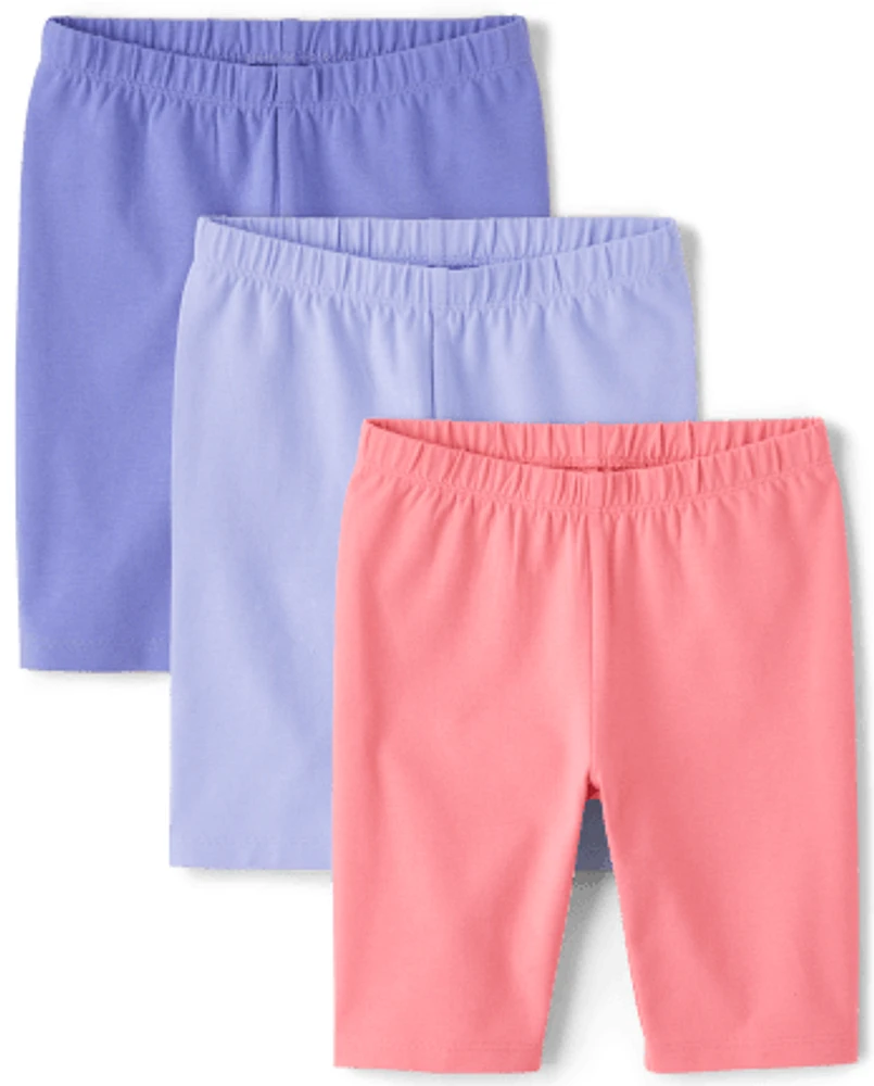 Girls Bike Shorts 3-Pack