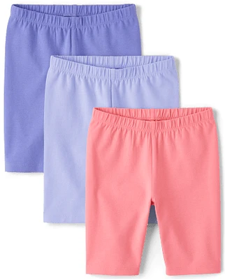 Girls Bike Shorts 3-Pack