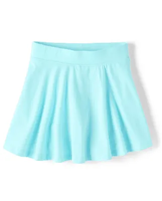 Girls Uniform Ponte Knit Skort