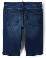 Short skimmer en jean pour fille