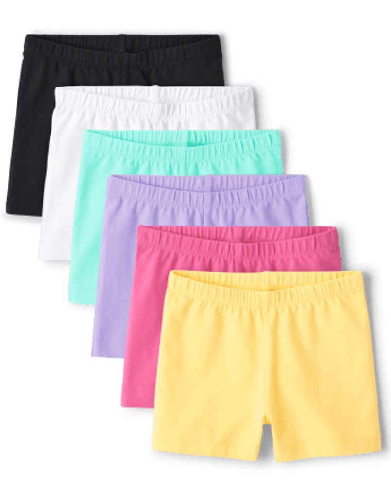 Girls Cartwheel Shorts 6-Pack