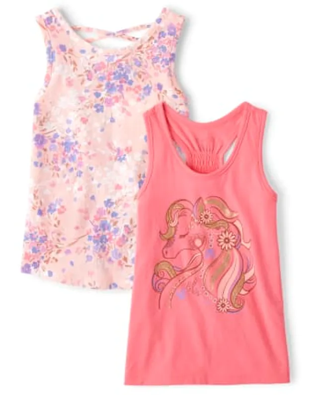 The Children's Place Girls Print Tank Top 2-Pack