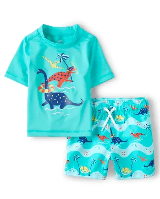 Baby And Toddler Boys Graphic Swimsuit