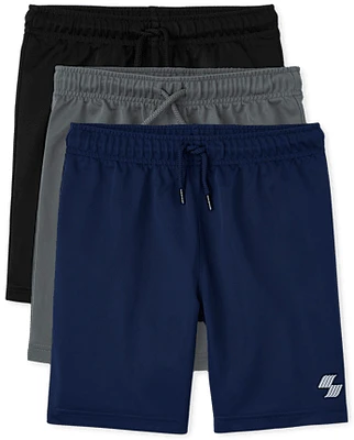 Boys Basketball Shorts 3-Pack