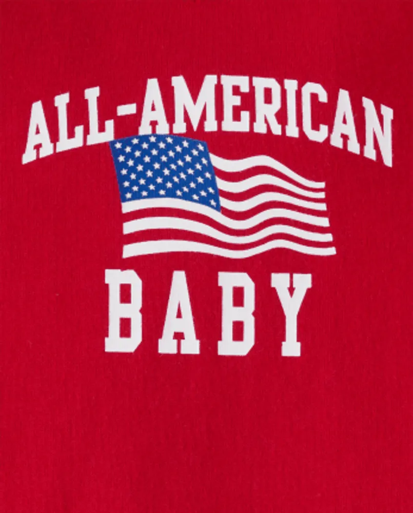 Unisex Baby Matching Family All-American  Graphic Bodysuit